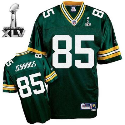 Jerseys Factory Cheap Packers #85 Greg Jennings Green Super Bowl