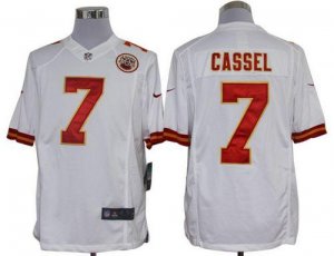 Jerseys Factory Cheap Nike Chiefs #7 Matt Cassel White Men's Emb