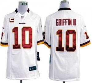 Jerseys Factory Cheap Nike Redskins #10 Robert Griffin III White