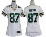 Jerseys Factory Cheap Nike Packers #87 Jordy Nelson White Women'