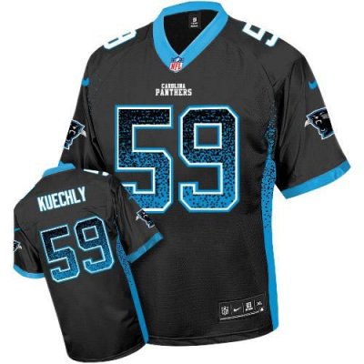 Jerseys Factory Cheap Nike Panthers #59 Luke Kuechly Black Team