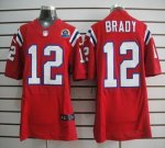 Jerseys Factory Cheap Nike Patriots #12 Tom Brady Red Alternate
