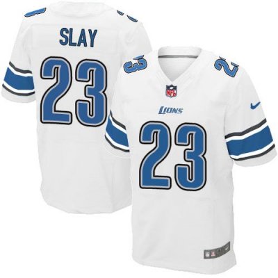 Jerseys Factory Cheap Nike Lions #23 Darius Slay White Men's Sti