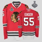 Jerseys Factory Cheap Blackhawks #55 Ben Eager Embroidered Red W