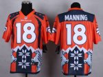 Jerseys Factory Cheap Nike Broncos #18 Peyton Manning Orange Men