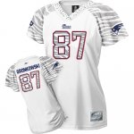 Jerseys Factory Cheap Patriots #87 Rob Gronkowski White Women's