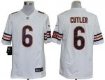 Jerseys Factory Cheap Nike Bears #6 Jay Cutler White Men's Stitc