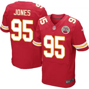 Jerseys Factory Cheap Nike Chiefs #95 Chris Jones Red Team Color