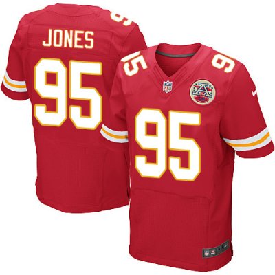 Jerseys Factory Cheap Nike Chiefs #95 Chris Jones Red Team Color
