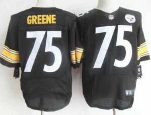 Jerseys Factory Cheap Nike Steelers #75 Joe Greene Black Team Co