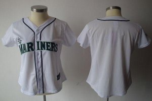 Jerseys Factory Cheap Mariners Blank White Women's Fashion Embro