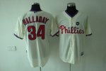 Jerseys Factory Cheap Phillies #34 Roy Halladay Embroidered Crea