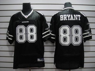 Jerseys Factory Cheap Cowboys #88 Dez Bryant Black Shadow Embroi