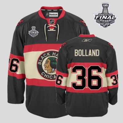 Jerseys Factory Cheap Blackhawks #36 Dave Bolland Embroidered Bl