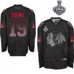 Jerseys Factory Cheap Blackhawks #19 Jonathan Toews Black Accele