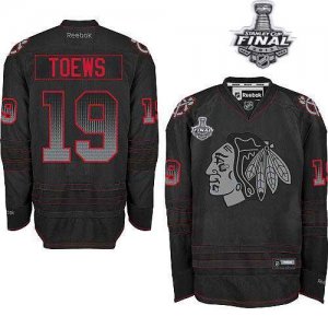 Jerseys Factory Cheap Blackhawks #19 Jonathan Toews Black Accele