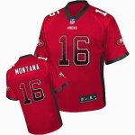 Jerseys Factory Cheap Nike 49ers #16 Joe Montana Red Team Color