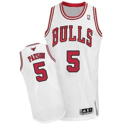 Jerseys Factory Cheap Revolution 30 Bulls #5 John Paxson White S