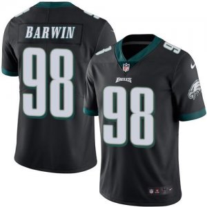 Jerseys Factory Cheap Nike Eagles #98 Connor Barwin Black Men's