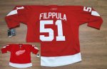 Jerseys Factory Cheap Red Wings #51 Valtteri Filppula Embroidere