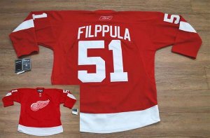 Jerseys Factory Cheap Red Wings #51 Valtteri Filppula Embroidere