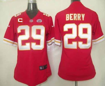 Jerseys Factory Cheap Nike Chiefs #29 Eric Berry Red Team Color