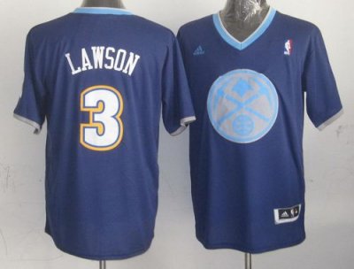 Jerseys Factory Cheap Nuggets #3 Ty Lawson Dark Blue 2013 Christ