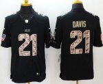 Jerseys Factory Cheap Nike Colts #21 Vontae Davis Black Men's St