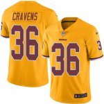 Jerseys Factory Cheap Nike Redskins #36 Su'a Cravens Gold Men's