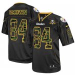 Jerseys Factory Cheap Nike Steelers #84 Antonio Brown Black With