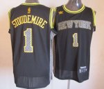 Jerseys Factory Cheap Knicks #1 Amare Stoudemire Black Electrici