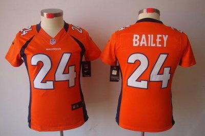 Jerseys Factory Cheap Nike Broncos #24 Champ Bailey Orange Team