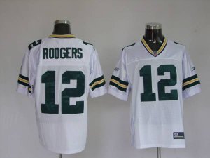 Jerseys Factory Cheap Packers #12 Aaron Rodgers White Stitched N