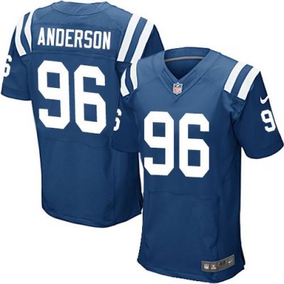 Jerseys Factory Cheap Nike Colts #96 Henry Anderson Royal Blue T