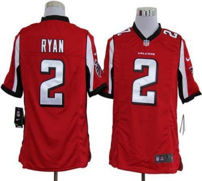 Jerseys Factory Cheap Nike Falcons #2 Matt Ryan Red Team Color M