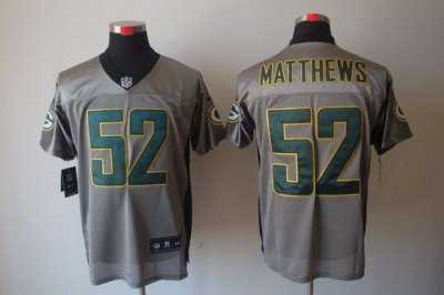 Jerseys Factory Cheap Nike Packers #52 Clay Matthews Grey Shadow