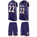 Jerseys Factory Cheap Nike Ravens #22 Jimmy Smith Purple Team Co
