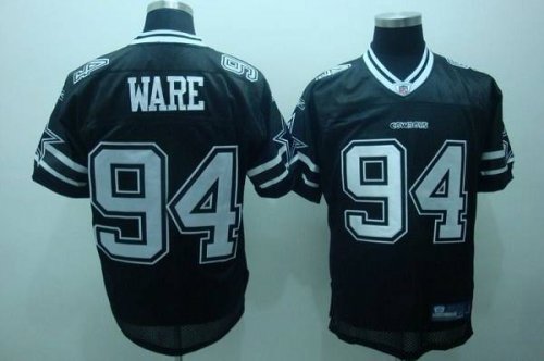 Jerseys Factory Cheap Cowboys #94 DeMarcus Ware Black Shadow Sti