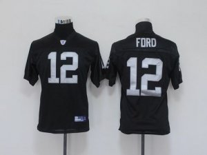Jerseys Factory Cheap Raiders #12 Jacoby Ford Black Embroidered