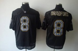 Jerseys Factory Cheap Sideline Black United Rams #8 Sam Bradford