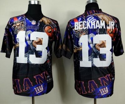 Jerseys Factory Cheap Nike Giants #13 Odell Beckham Jr Team Colo