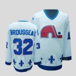 Jerseys Factory Cheap Nordiques #32 Paul Brousseau Embroidered C