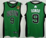 Jerseys Factory Cheap Celtics #9 Rajon Rondo Stitched Green Blac