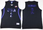 Jerseys Factory Cheap Nike Team USA #2 Kawhi Leonard Black 2016