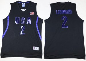 Jerseys Factory Cheap Nike Team USA #2 Kawhi Leonard Black 2016