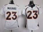 Jerseys Factory Cheap Nike Broncos #23 Willis McGahee White Wome