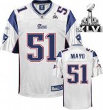 Jerseys Factory Cheap Patriots #51 Jerod Mayo White Super Bowl X