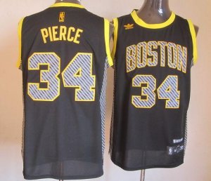 Jerseys Factory Cheap Celtics #34 Paul Pierce Black Electricity