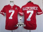 Jerseys Factory Cheap Nike 49ers #7 Colin Kaepernick Red Team Co
