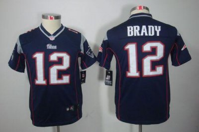 Jerseys Factory Cheap Nike Patriots #12 Tom Brady Navy Blue Team